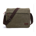 One-shoulder crossbody canvas bag Men's new fashion portable outdoor computer bag